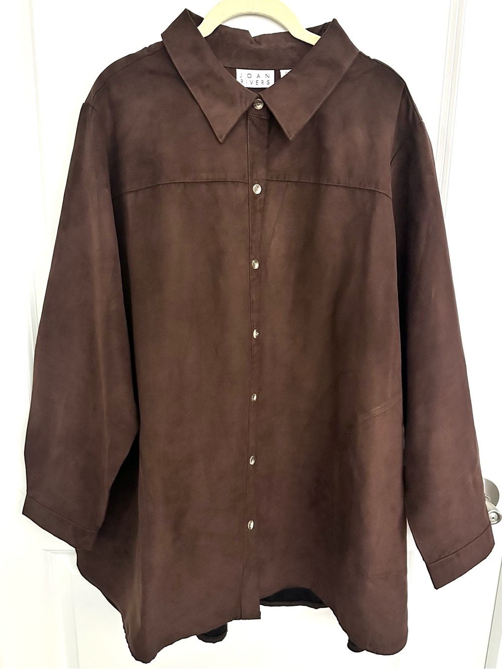 Joan Rivers Faux Suede Tunic Size 2X